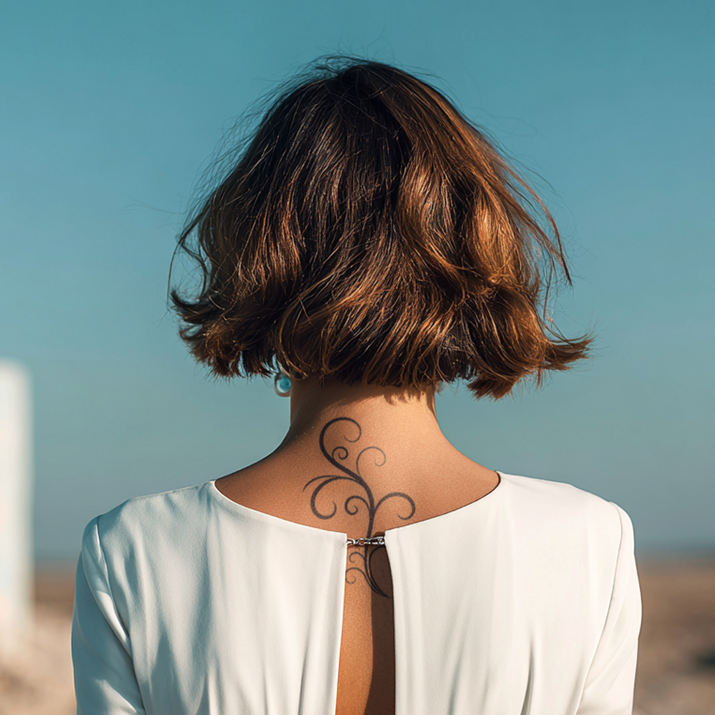 Verspieltes Ornament Tattoo