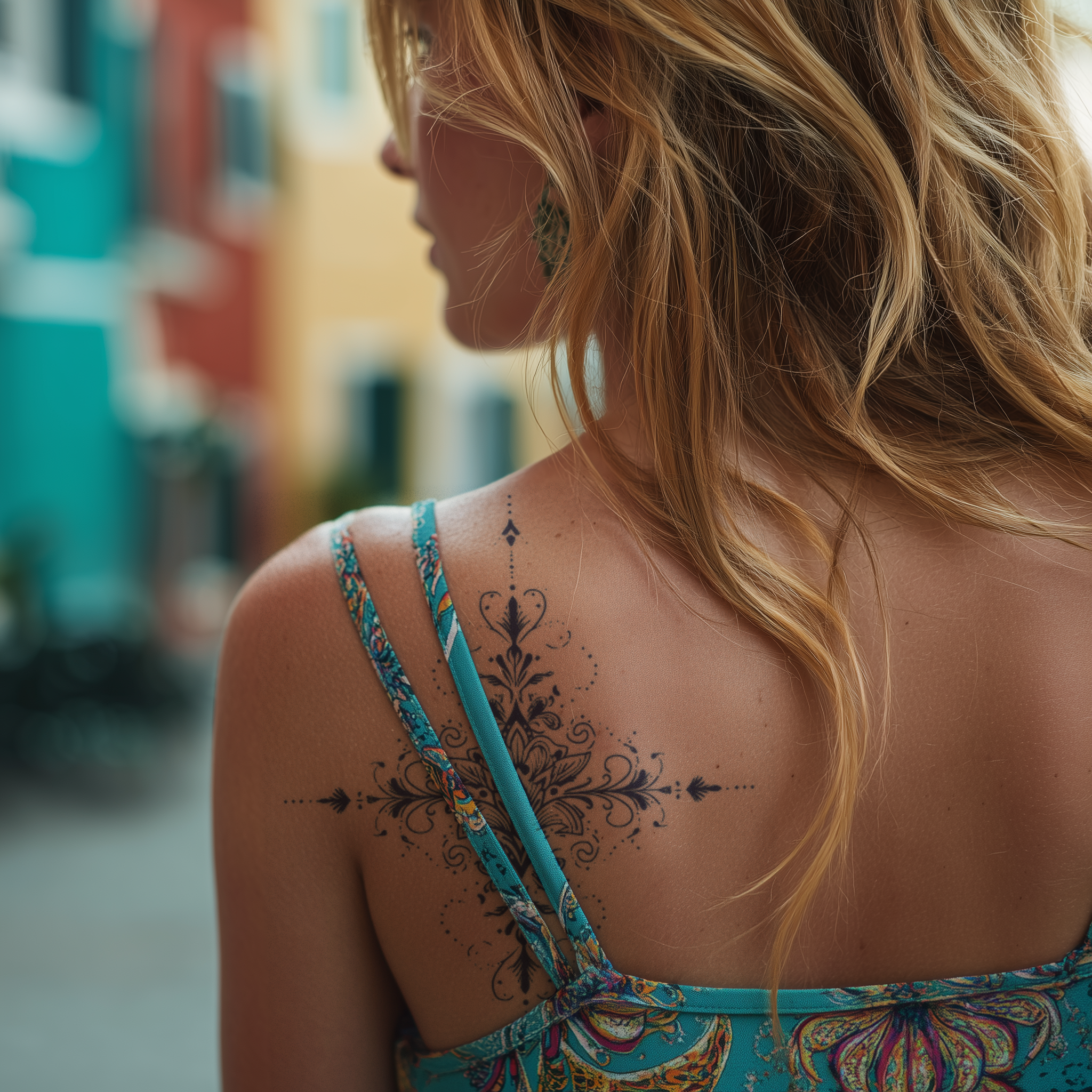 Geometric Flow Tattoo