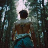 Geometric Owl Tattoo