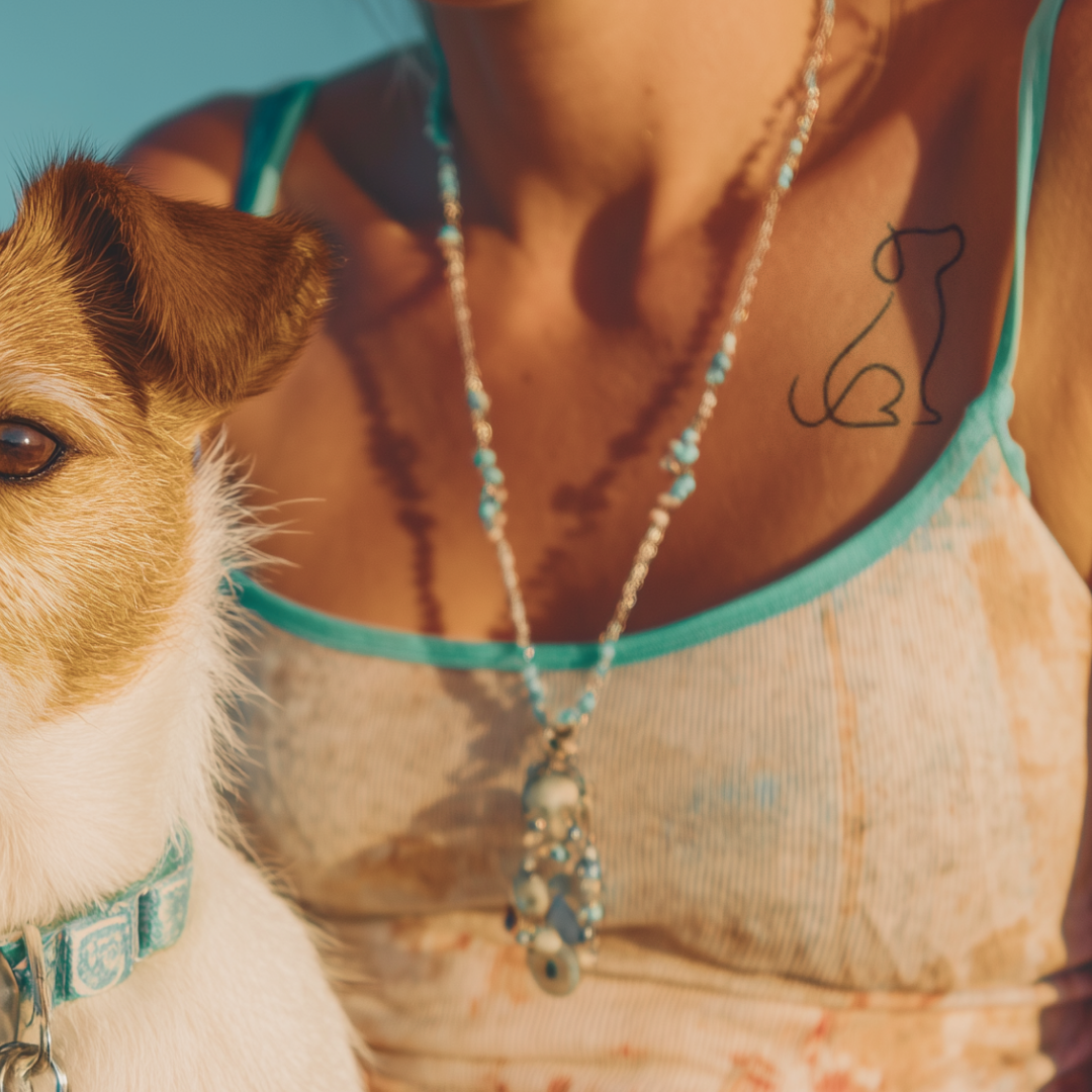 Minimalist Pup Tattoo