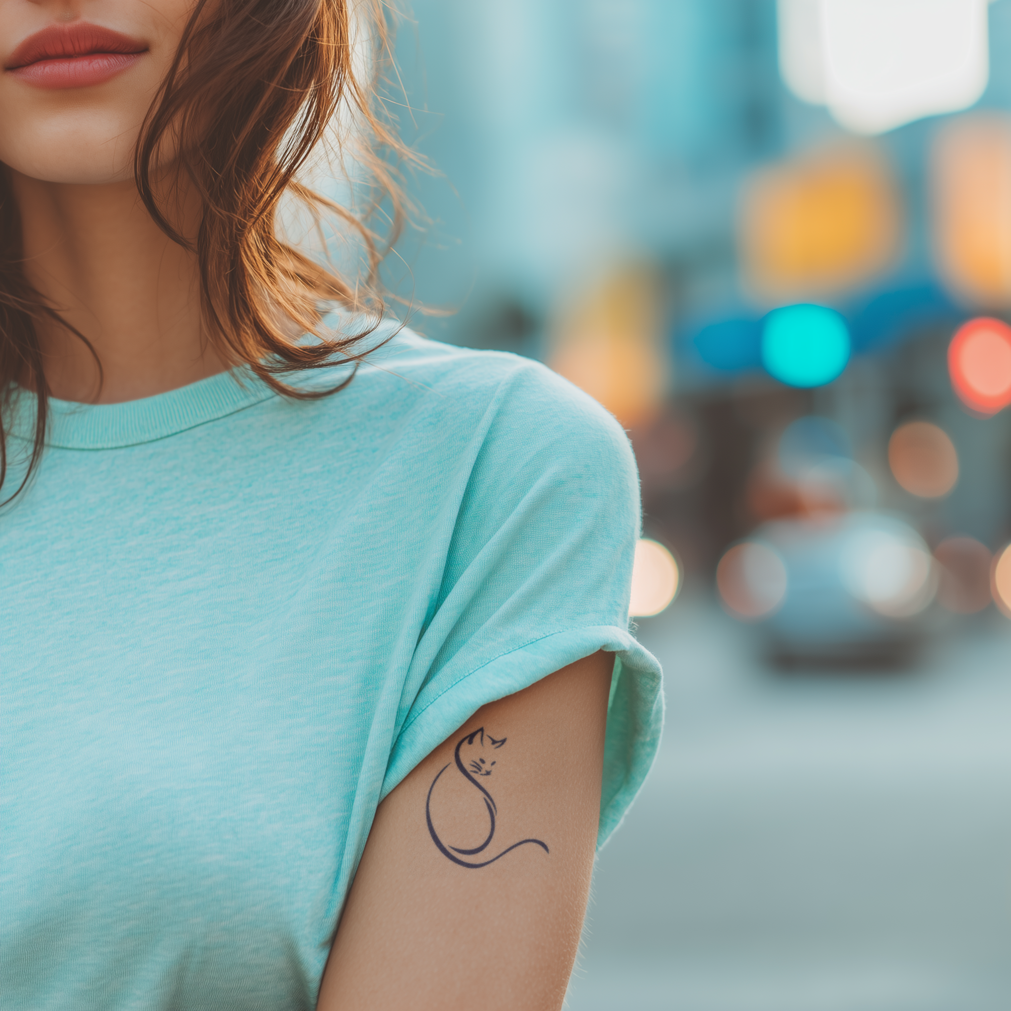 The Purrfect Pose Tattoo