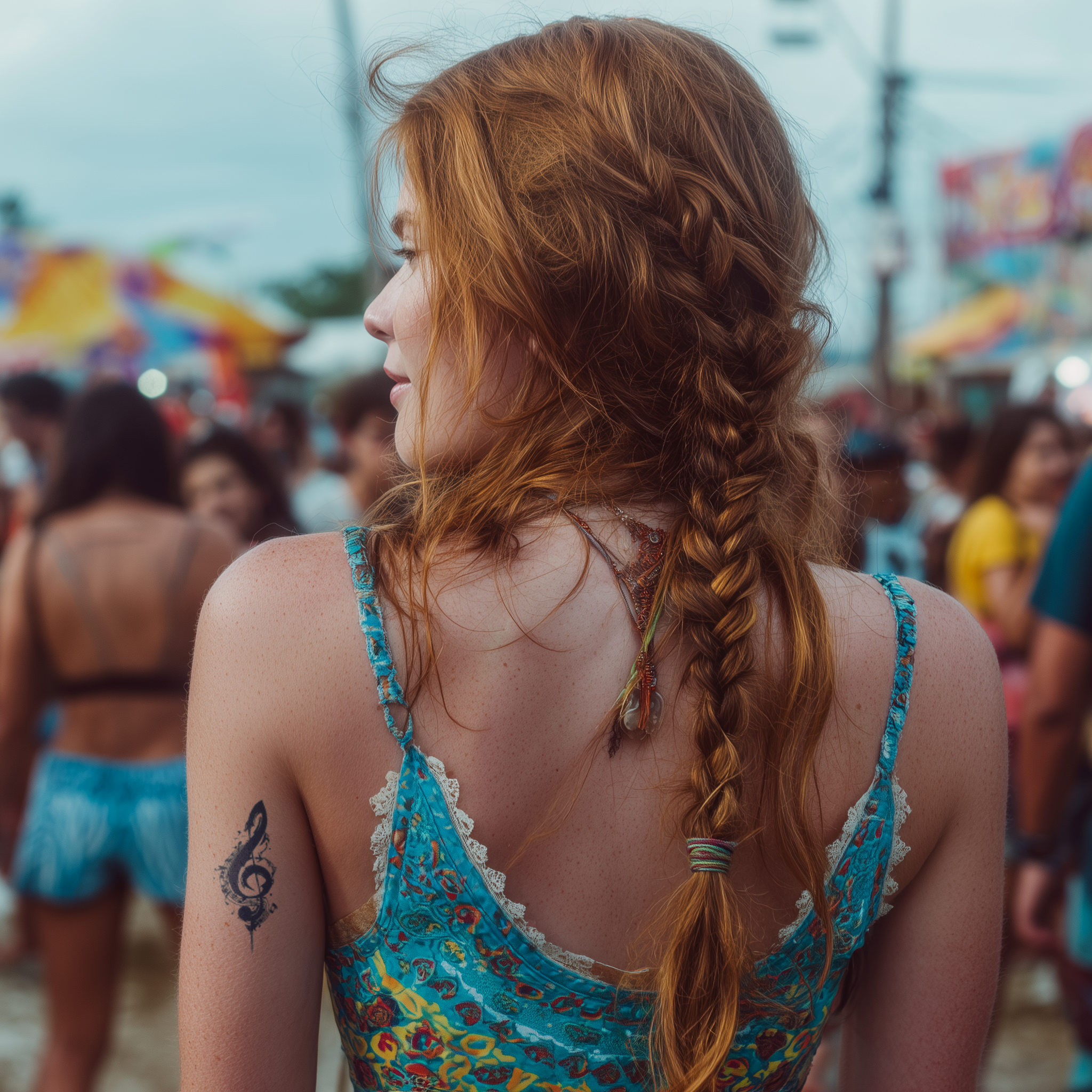 Violinschlüssel Tattoo