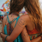 Verbundener Schmetterling Tattoo