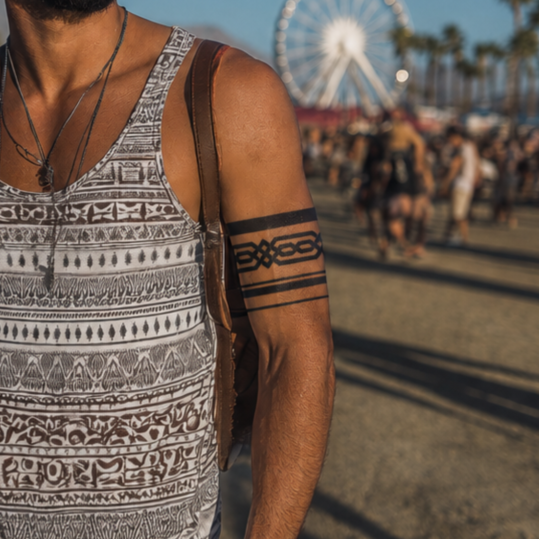 Loop de Loop Border Band Tattoo