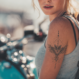 Geometric Owl Tattoo
