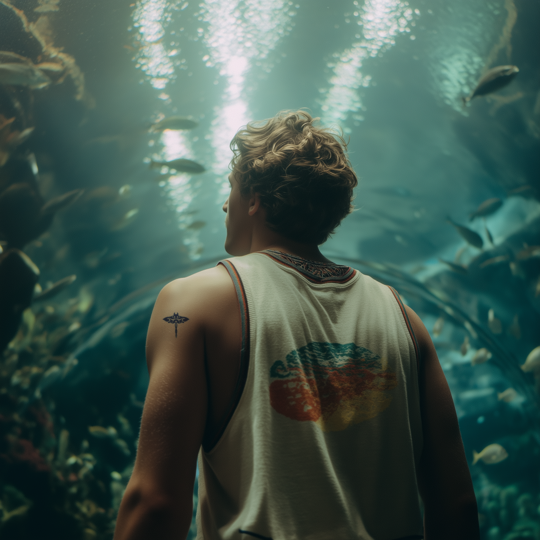 Mystique Manta Ray Tattoo