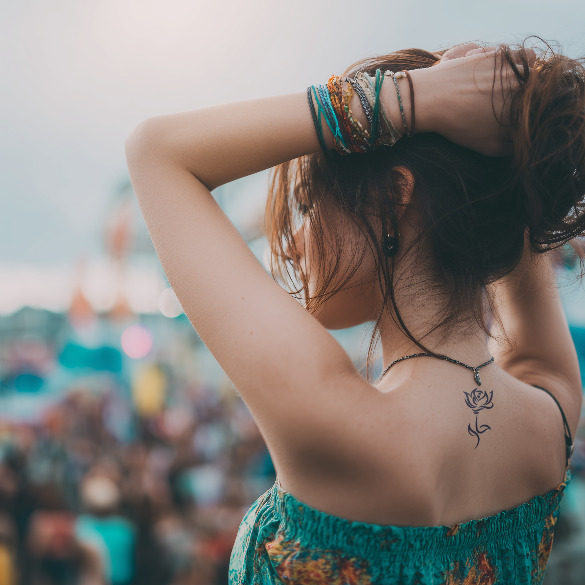 Romantische Rose Tattoo