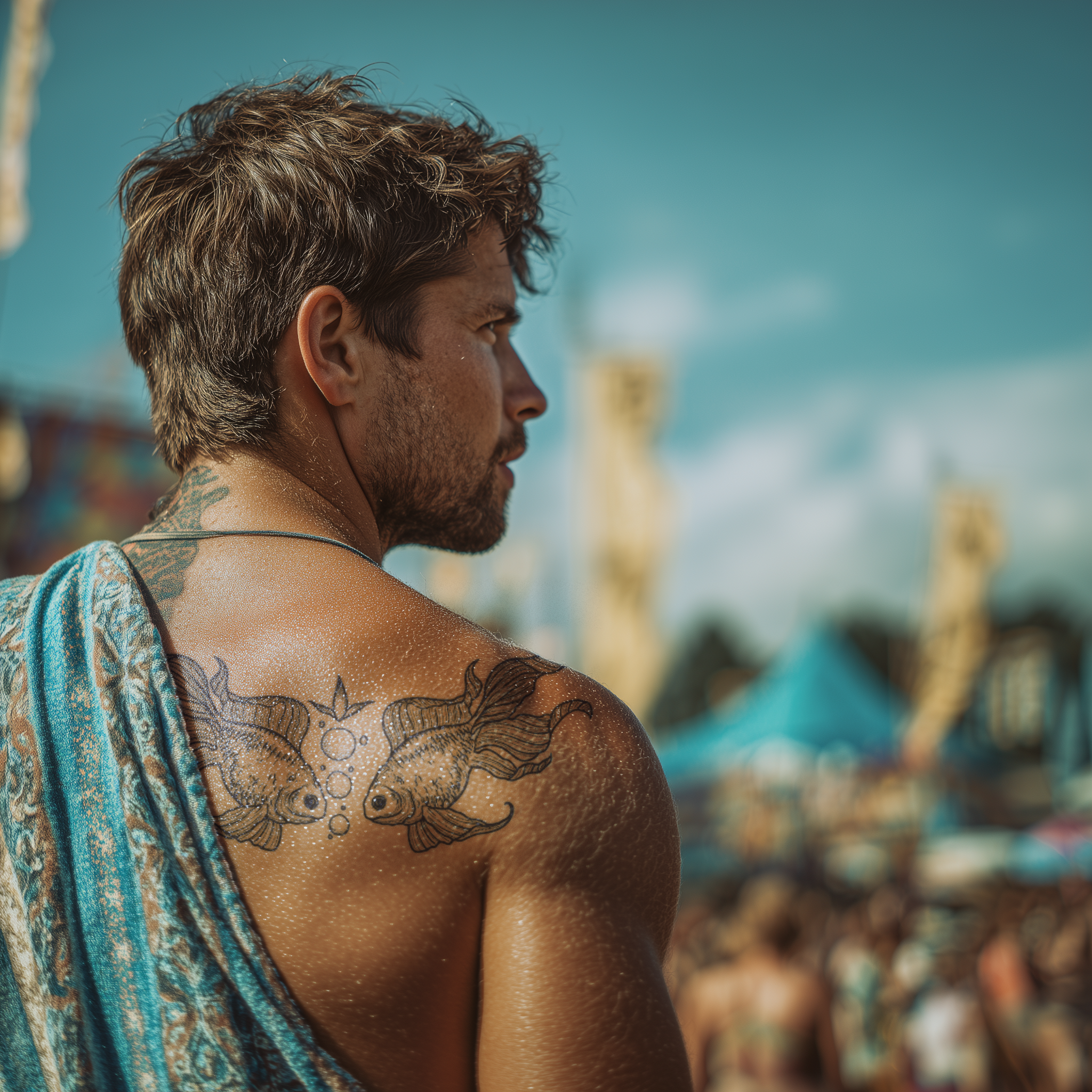 Aquatic Mandala Tattoo