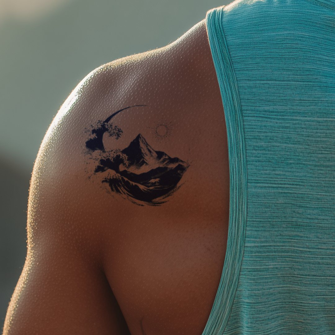 Wave & Peak Tattoo
