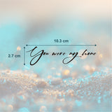 You were my home Tattoo