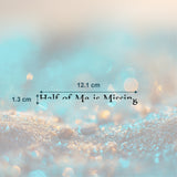 Half of me is missing Tattoo