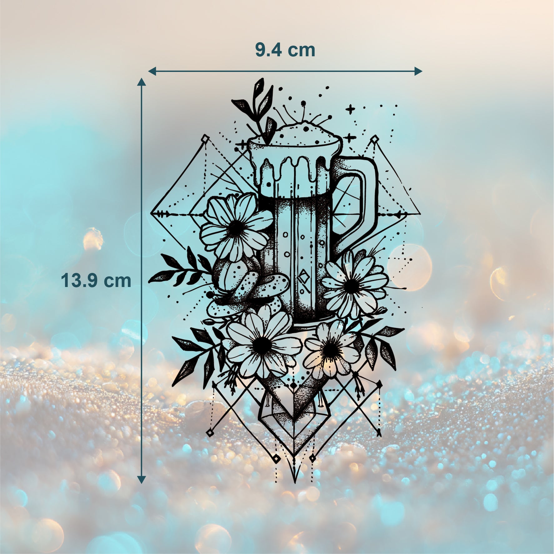 Bierkrug Star Tattoo