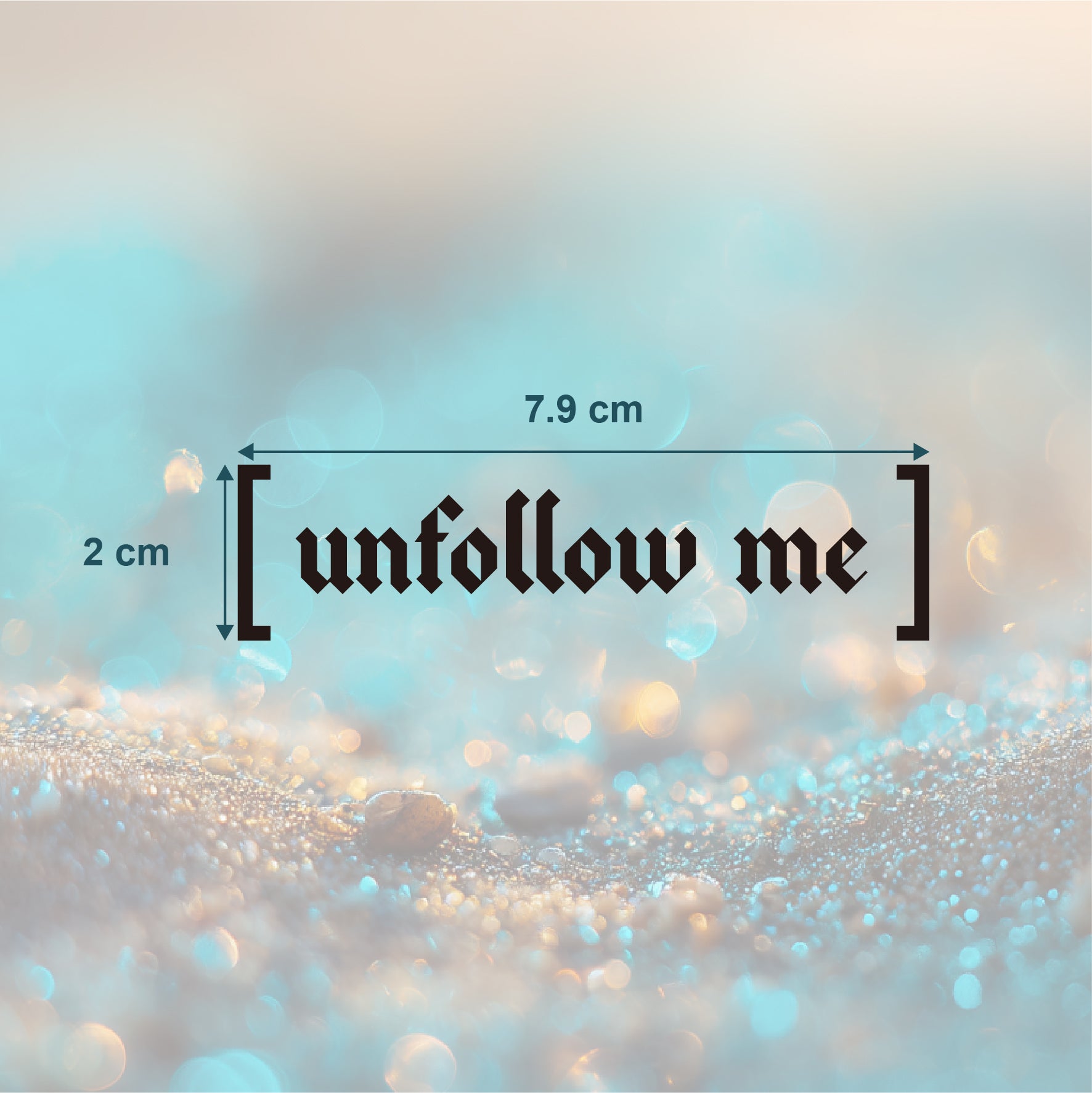 Unfollow me Tattoo