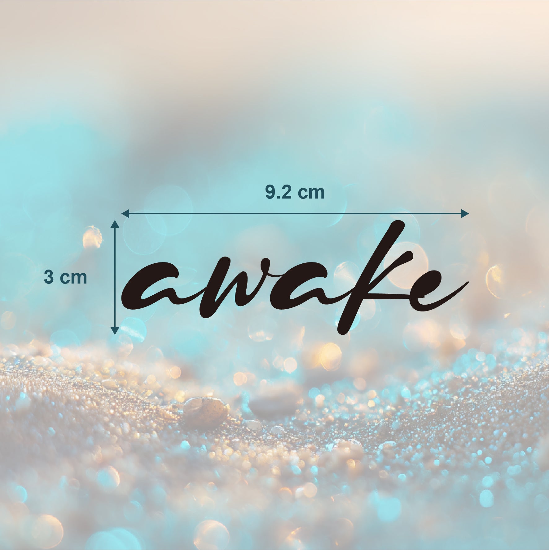 Awake Statement Tattoo