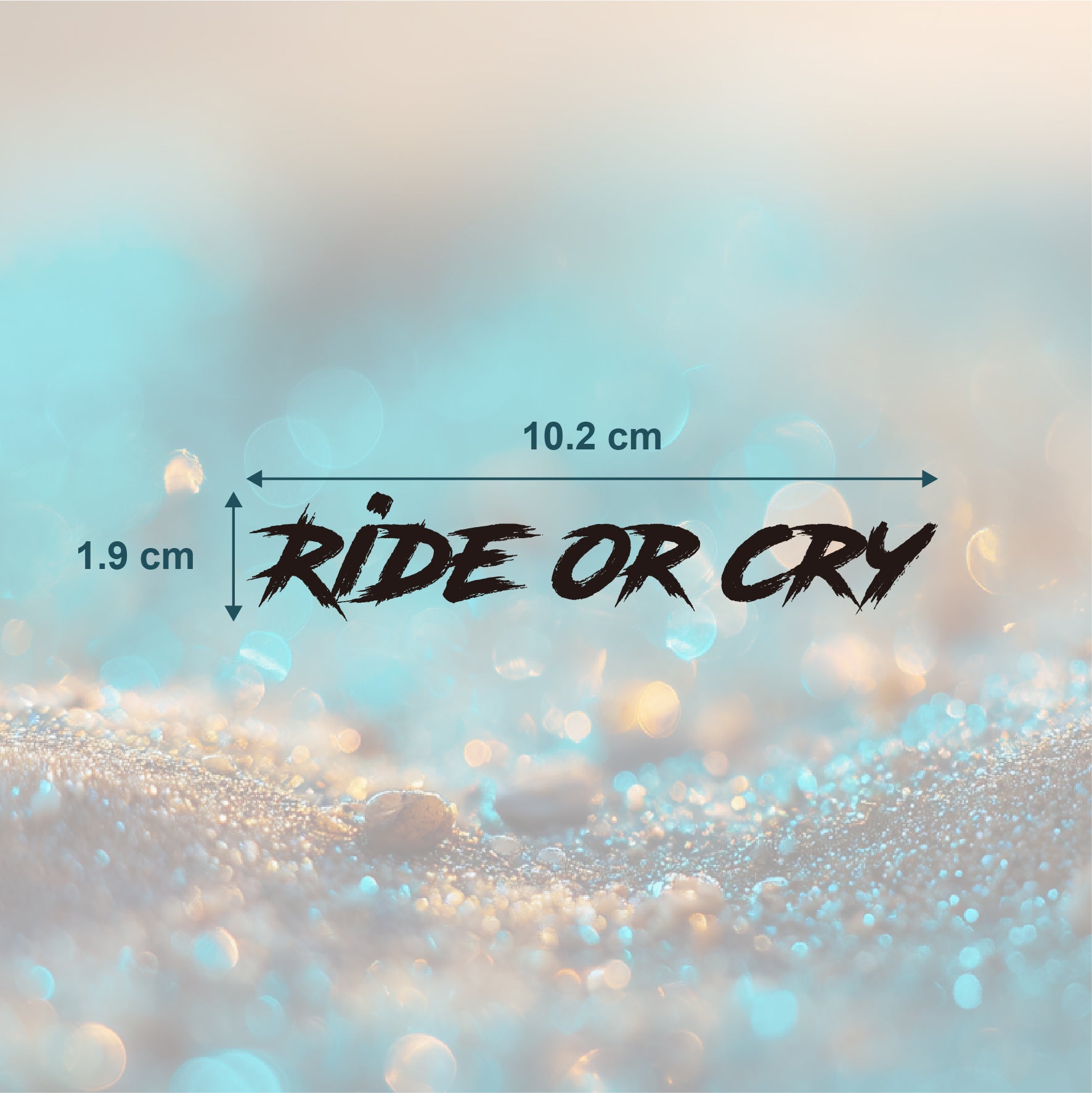Ride or cry  Tattoo