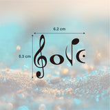 Love Notenschlüssel Tattoo