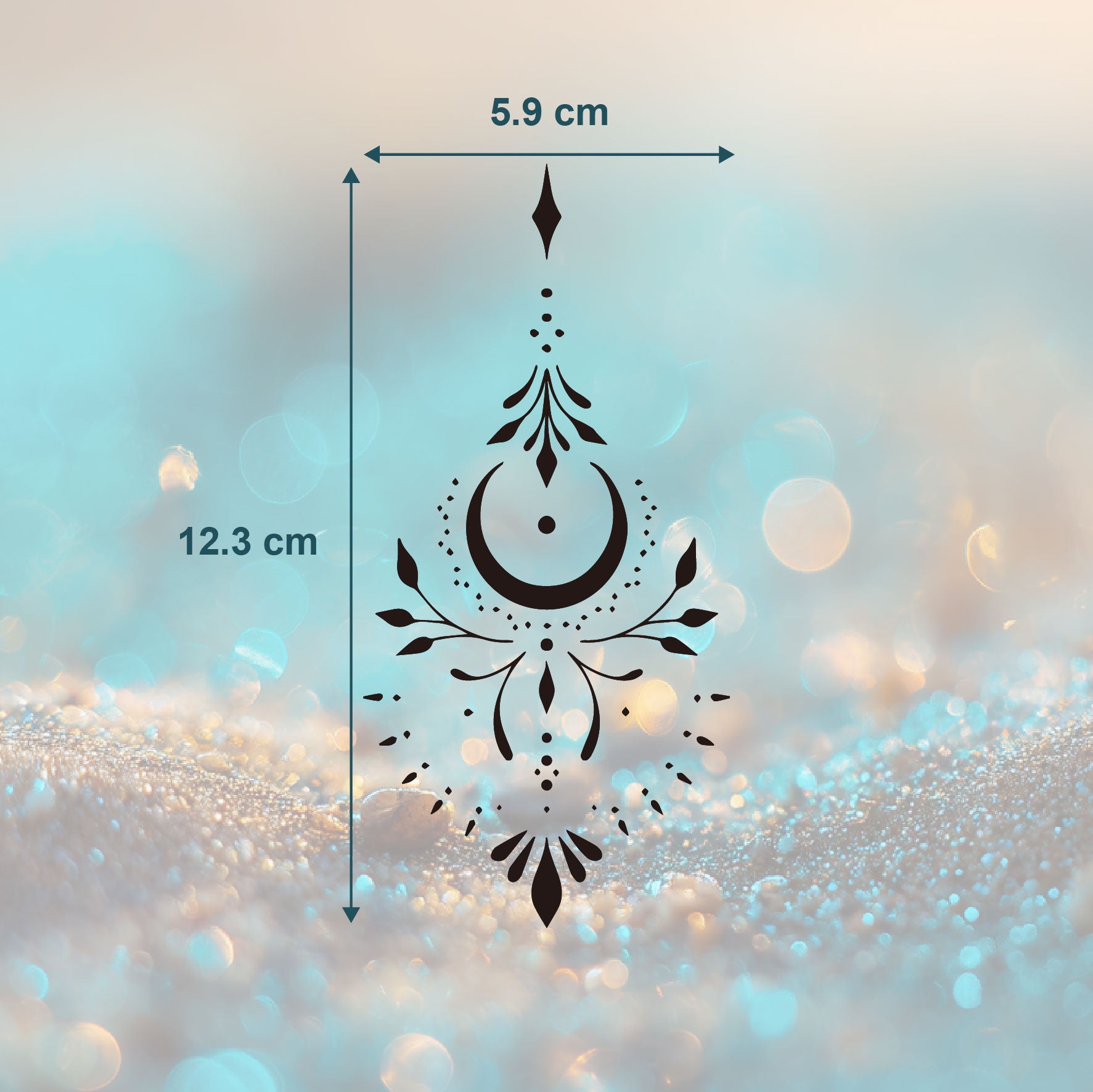 Moon Geometry Tattoo