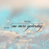 One more yesterday Tattoo