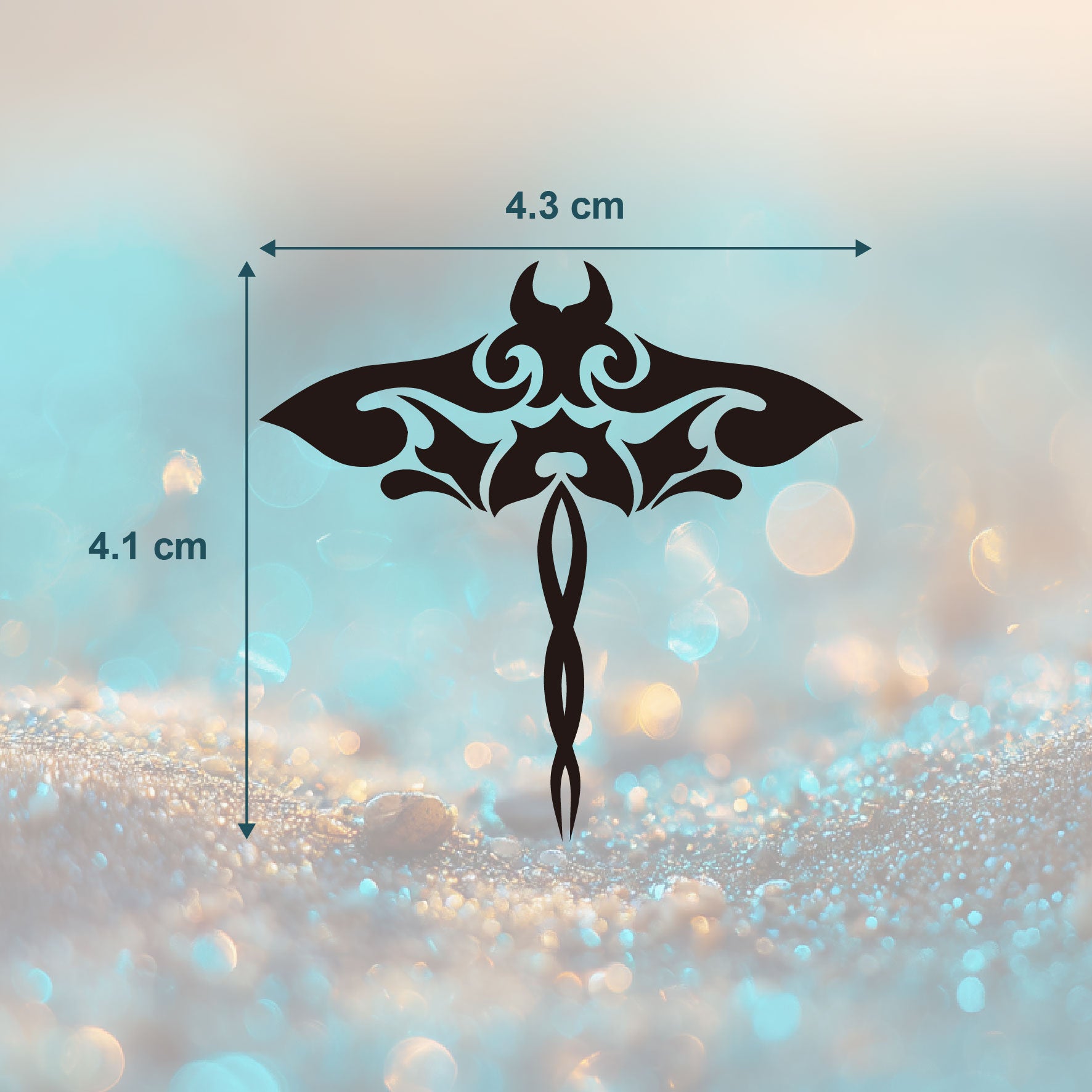 Mystique Manta Ray Tattoo