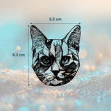 Geometric Cat Tattoo