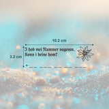 I hob mei Nummer vagessn. Konn i deine hom? Tattoo